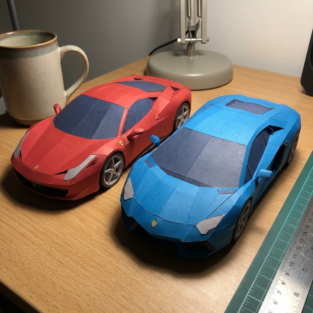 Papercraft Cars