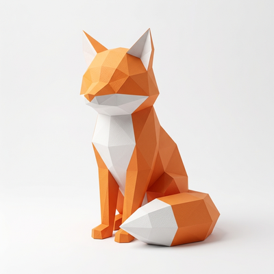 Papercraft Fox