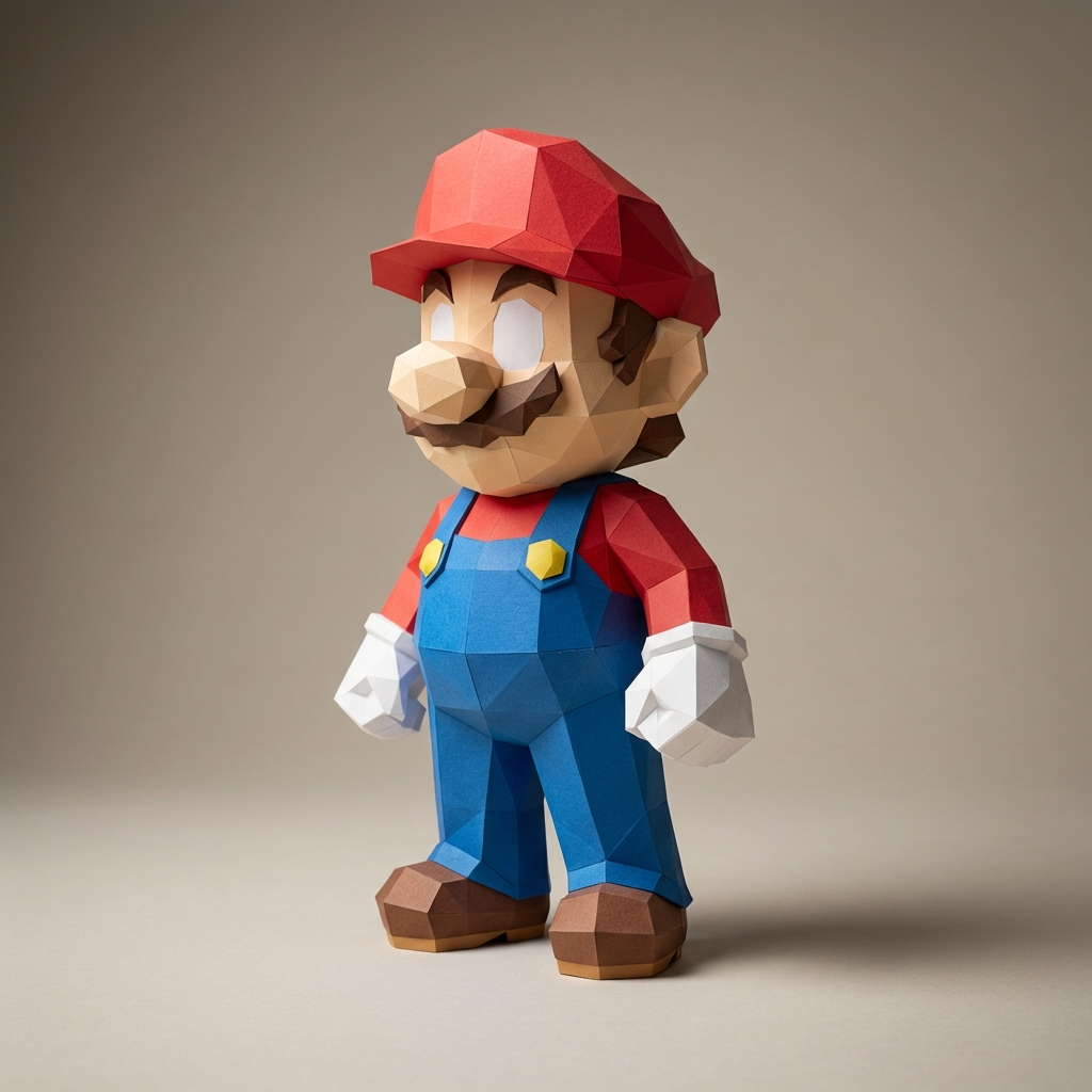 Mario Papercraft